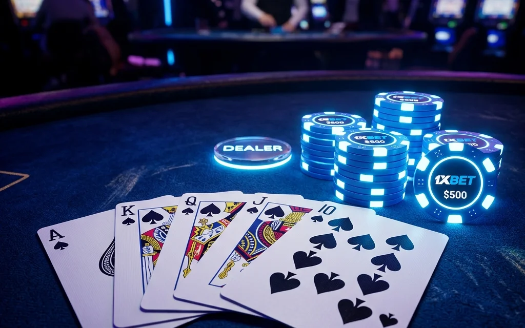 High stakes live poker game